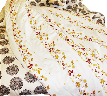 100% Organic Sateen Sheets in Various Printed and Solid Fabrics