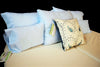 100% Cotton Sheets in Light Blue
