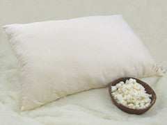 Shredded Rubber w/non-zip Damask Outer Pillow