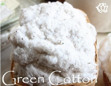 Green Cotton Topper in 100% Cotton Case