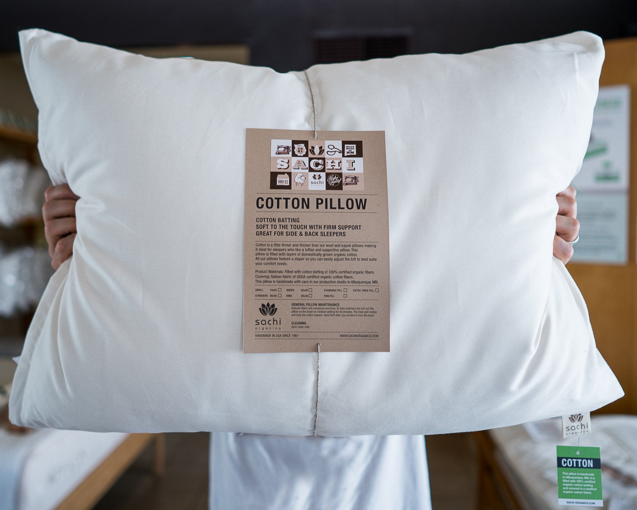 GOTS certified organic cotton batting from the USA!