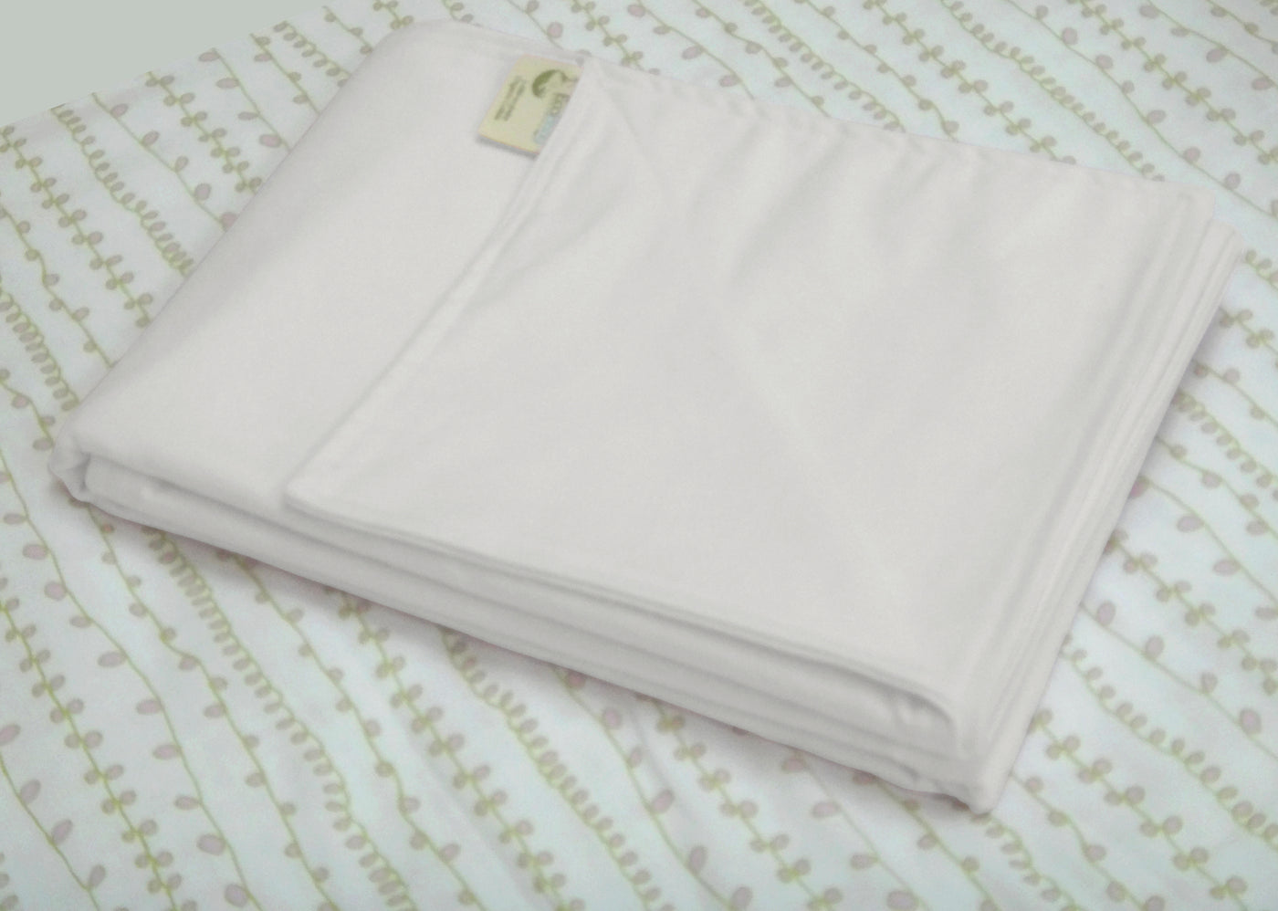 White 8 oz Flannel - Double Thick 40x56" Toddler/Crib Blanket