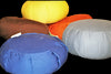 KAPOK ZAFU Meditation Pillow in 100% Organic Cotton Sateen Natural Fabric - WLH D