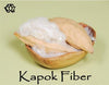 KAPOK filled ZAFU Meditation Pillow in 100% Organic Cotton Twill Fabric - WLH B