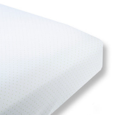Flannel Fitted Crib Sheet  Polka Dots