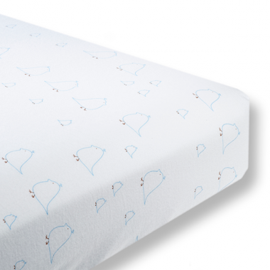 Flannel Fitted Crib Sheet Mama & Baby Chickies